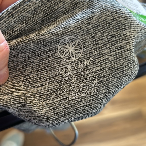 NWT Gaiam Women's High Waisted Yoga Pants Compression Workout Leggings, XS - Picture 12 of 12